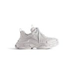 Women’s Triple S Sneaker With Rhinestones  in Light Grey